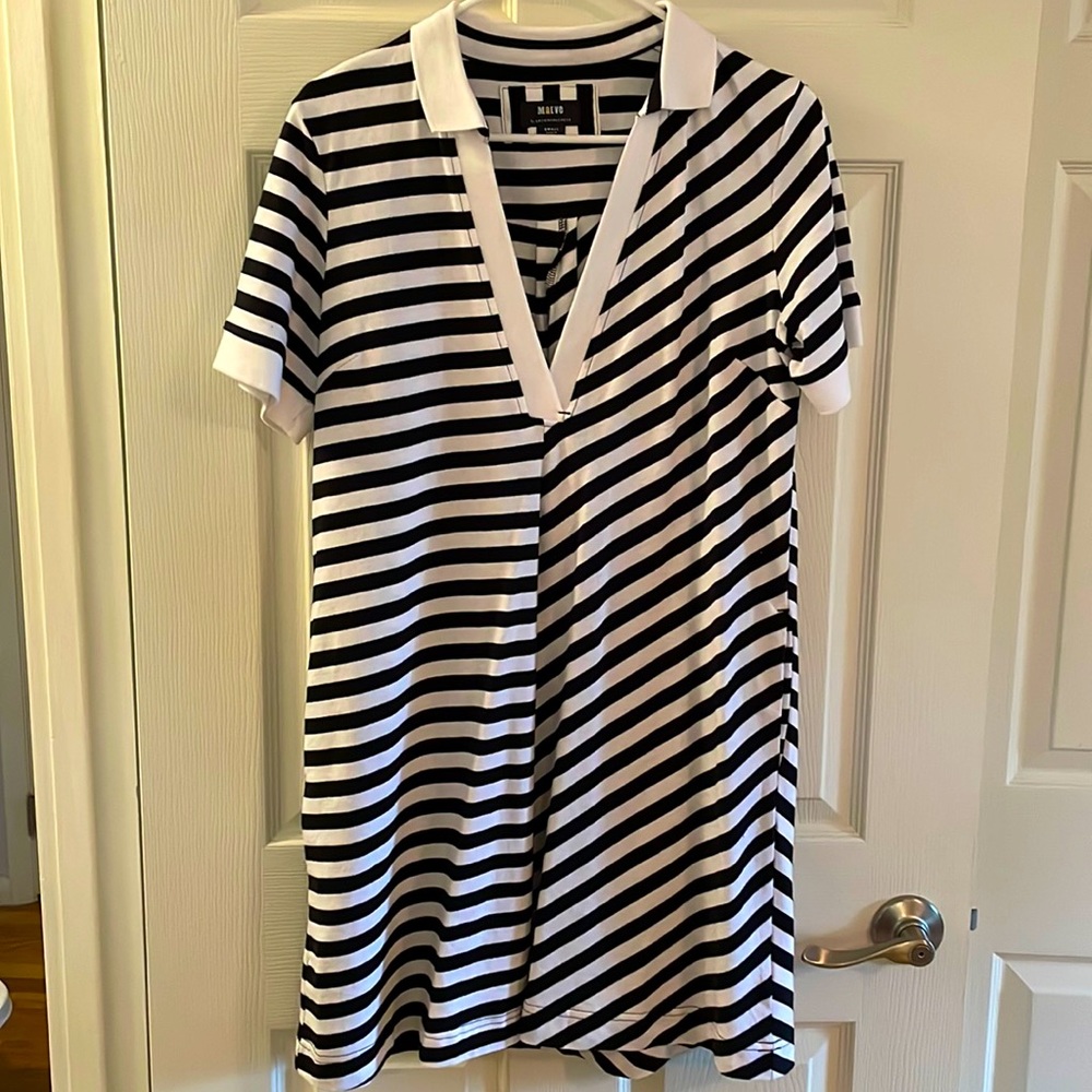 Adorable Maeve striped dress. Good condition. Size Small